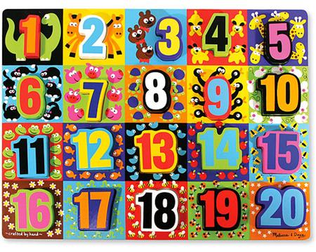 Jumbo Numbers Chunky Puzzle