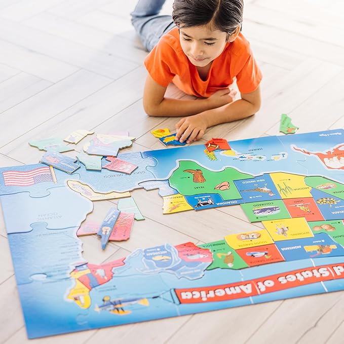 United States Map Floor Puzzle