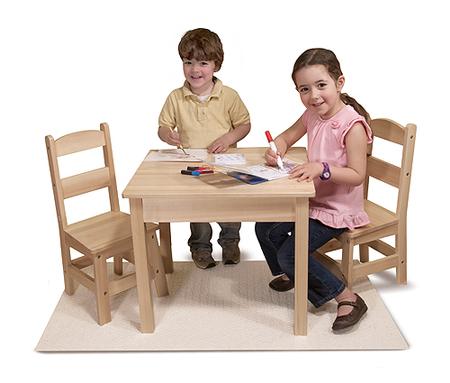 Wooden Table & Chairs Set