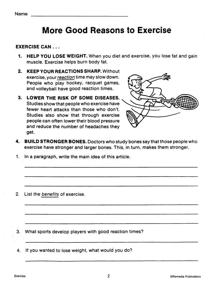 Personal Care Series: Exercise