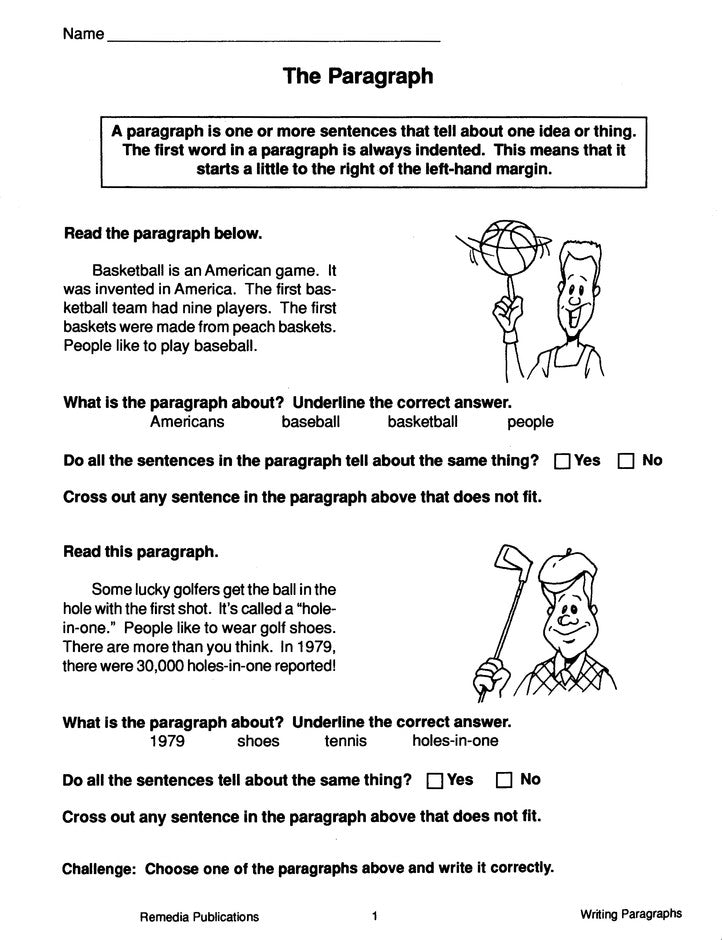 Writing Paragraphs, Writing Basics Series