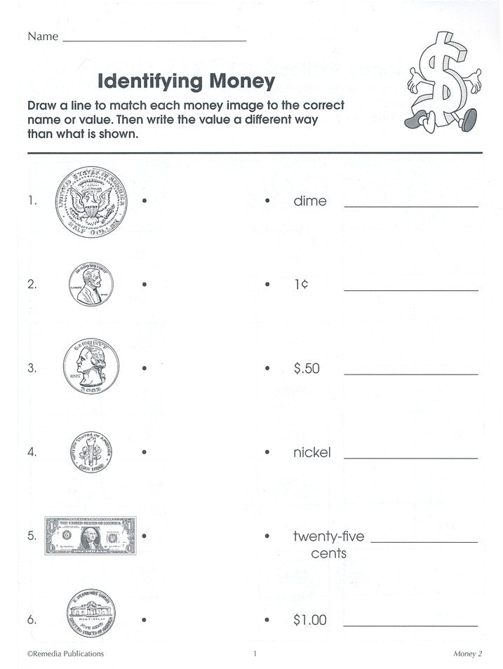 Money, Grades 3-4