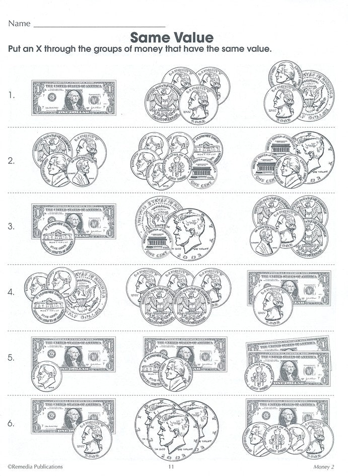 Money, Grades 3-4