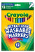 Crayola, Fine Line Washable Markers, Assorted, 12 Pieces