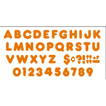 Orange 4 Casual Ready Letters