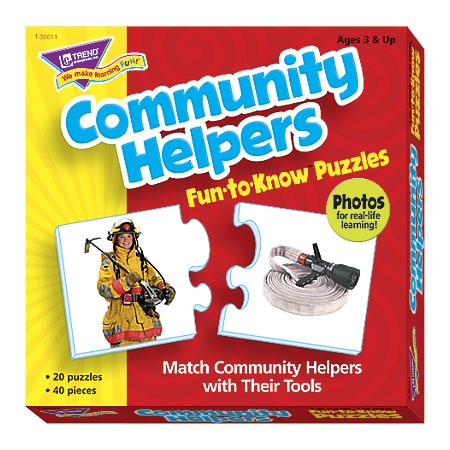 Community Helpers Fun-to-Know Puzzlers