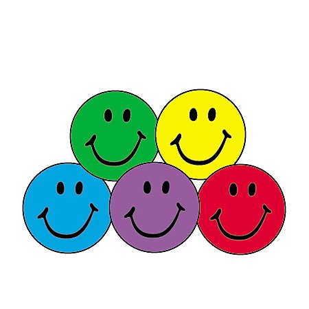 Colorful Smiles SuperSpots Stickers