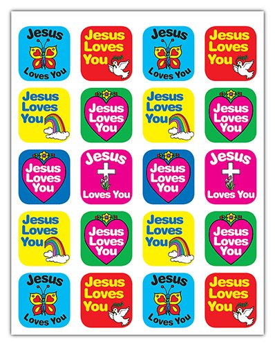 Jesus Loves You Stickers