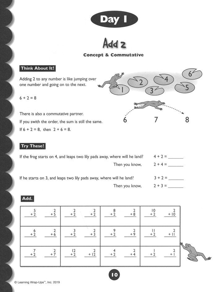 10 Days to Addition Mastery Workbook