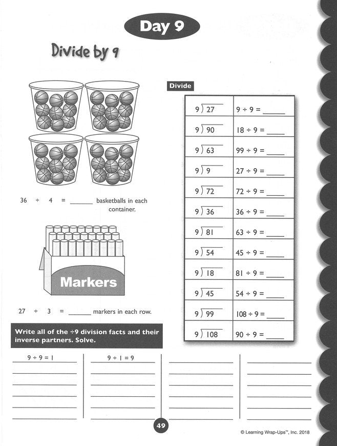 10 Days to Division Mastery Workbook