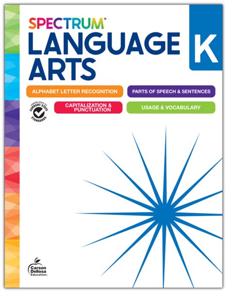 Spectrum Language Arts Workbook, Grade K