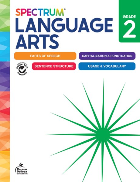 Spectrum Language Arts Workbook, Grade 2