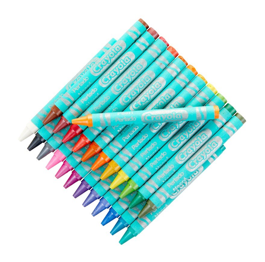 Pearl Crayons, 24 pieces