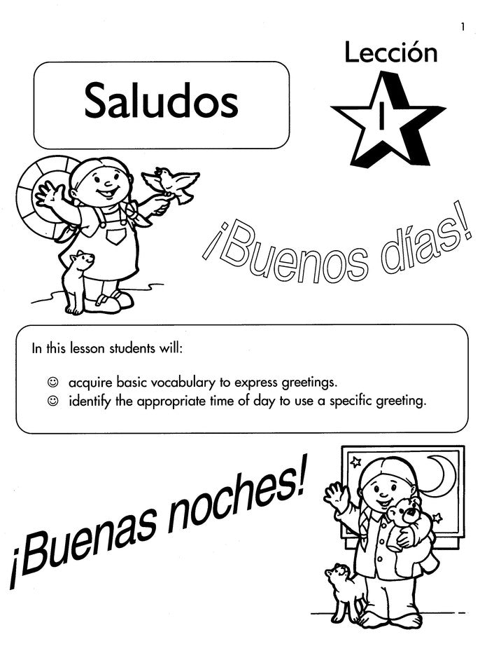 Let's Learn Spanish, Kindergarten