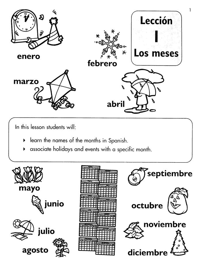 Let's Learn Spanish, Grade 4