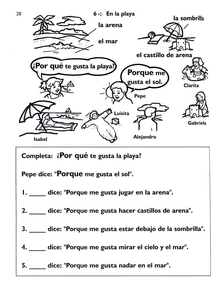 Let's Learn Spanish Grade 6