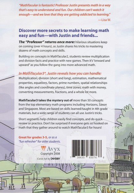 MathTacular 3, DVD