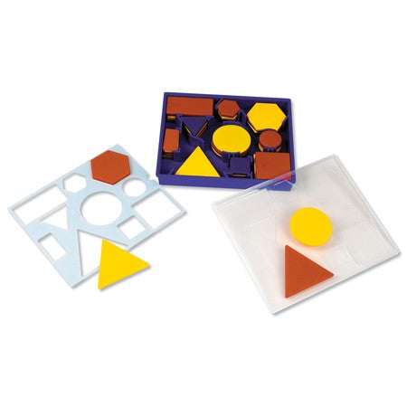 Attribute Block Desk Set in Plastic Storage Tray