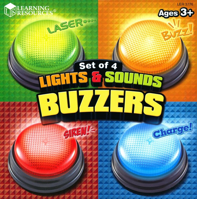 Lights and Sounds Buzzers (Set of 4)