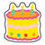 Birthday Cake Mini Accents