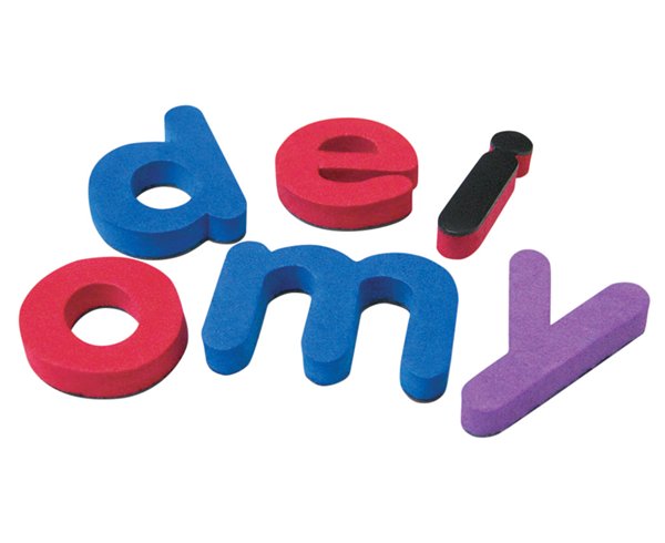 Magnetic Foam: Small Lowercase Letters