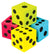 Foam Colorful Jumbo Dice