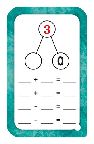 Number Bonds Flash Cards: Addition & Subtraction