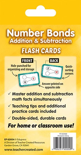 Number Bonds Flash Cards: Addition & Subtraction