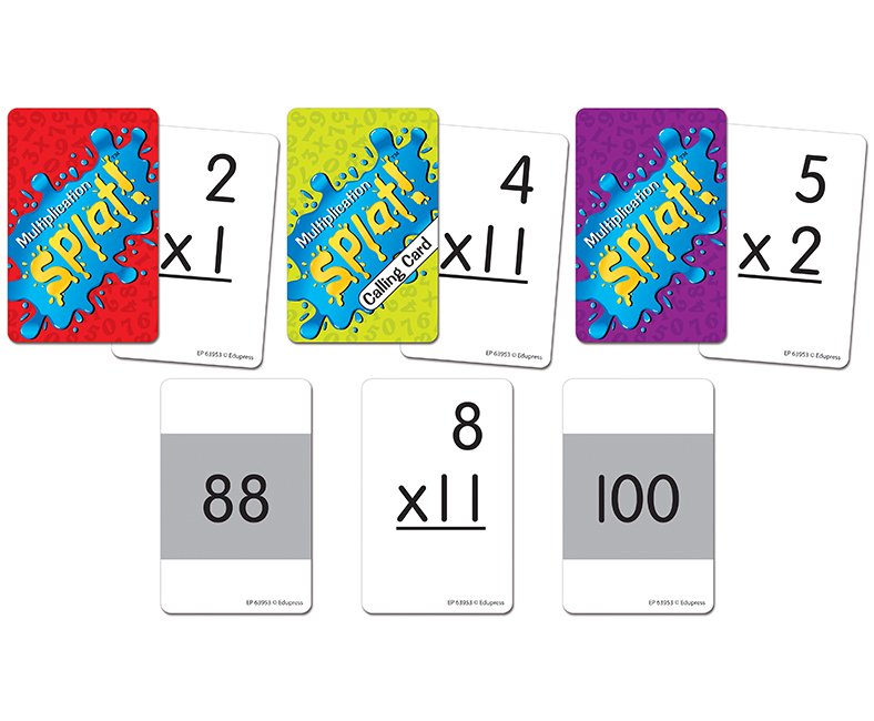 Splat Game: Multiplication