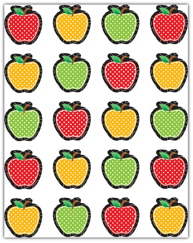 Dotty Apples Stickers