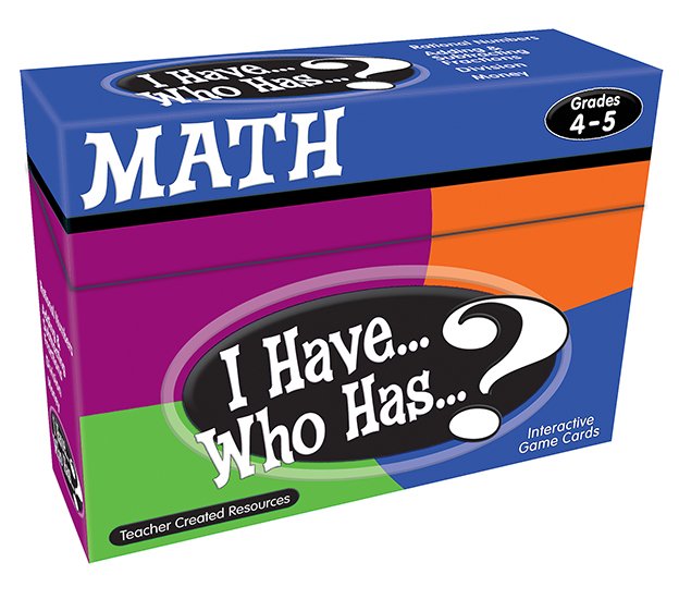 I Have... Who Has...? Math Game (Grades 4 and 5)