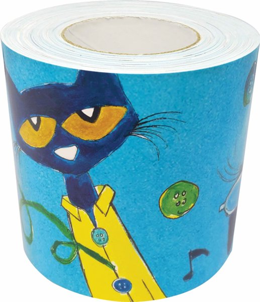 Pete the Cat Straight Rolled Border Trim