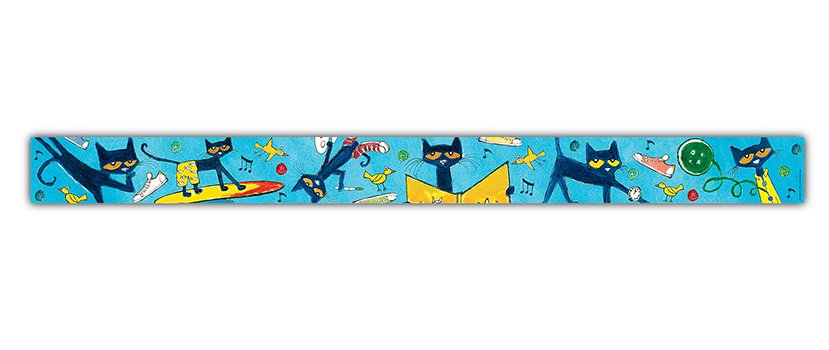 Pete the Cat Straight Rolled Border Trim