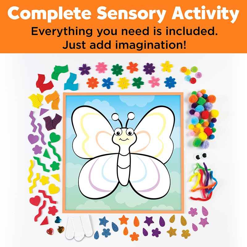 Sensory Sticky Wall Art Butterfly