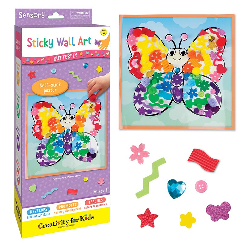 Sensory Sticky Wall Art Butterfly