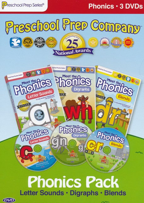 Phonics 3-DVD Pack