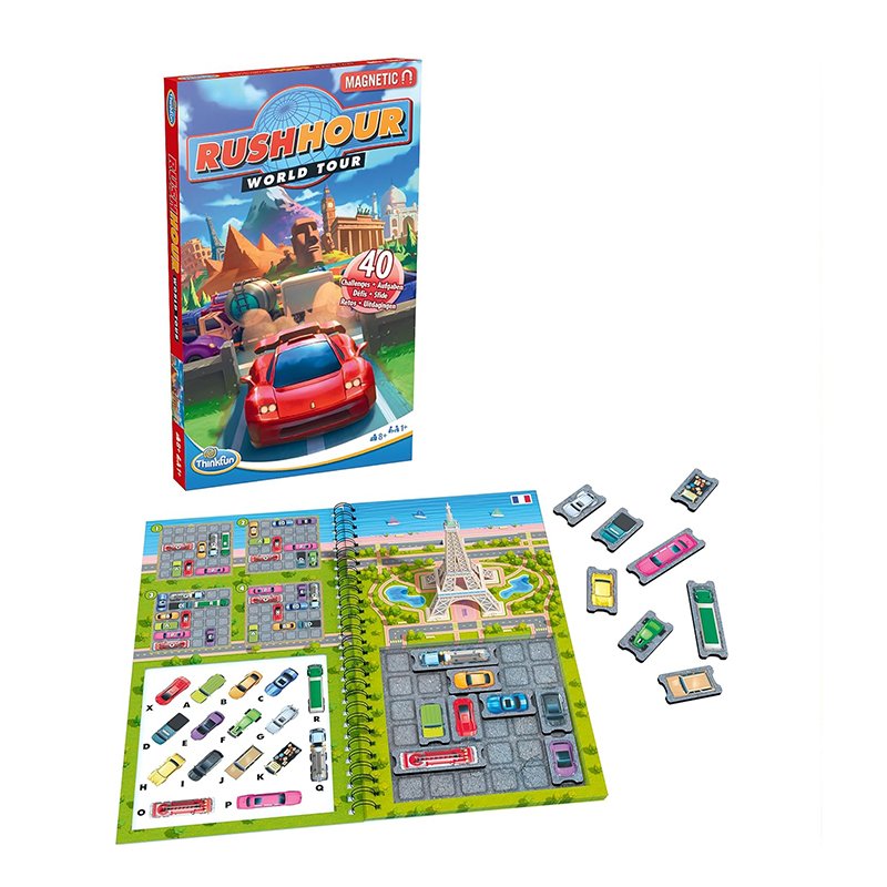 Rush Hour World Tour Magnetic Travel Puzzle