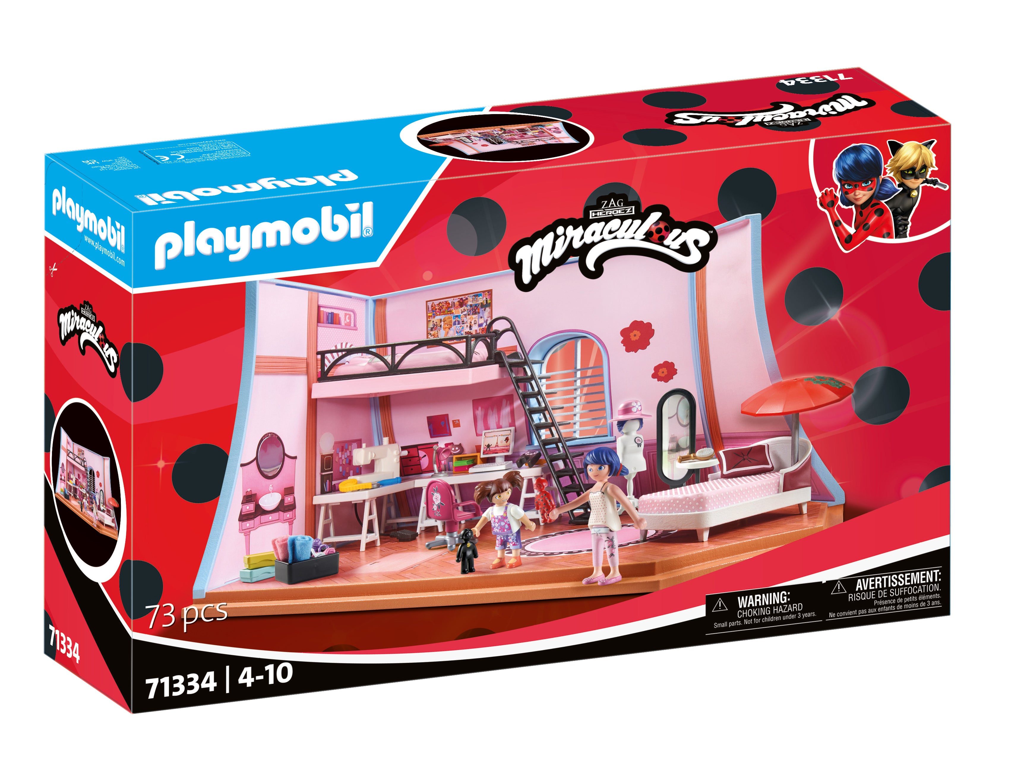 Playmobil Miraculous Marinette's Loft