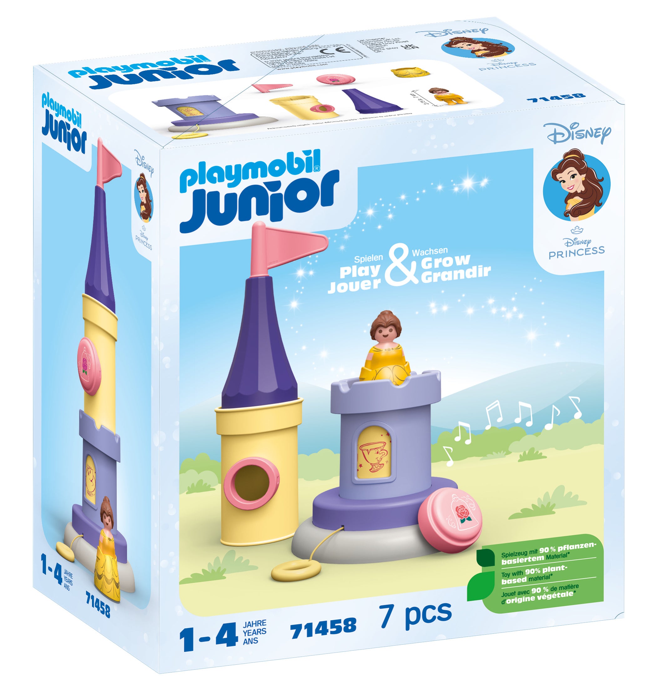 Playmobil 1.2.3 & Disney: Belle's Play Tower