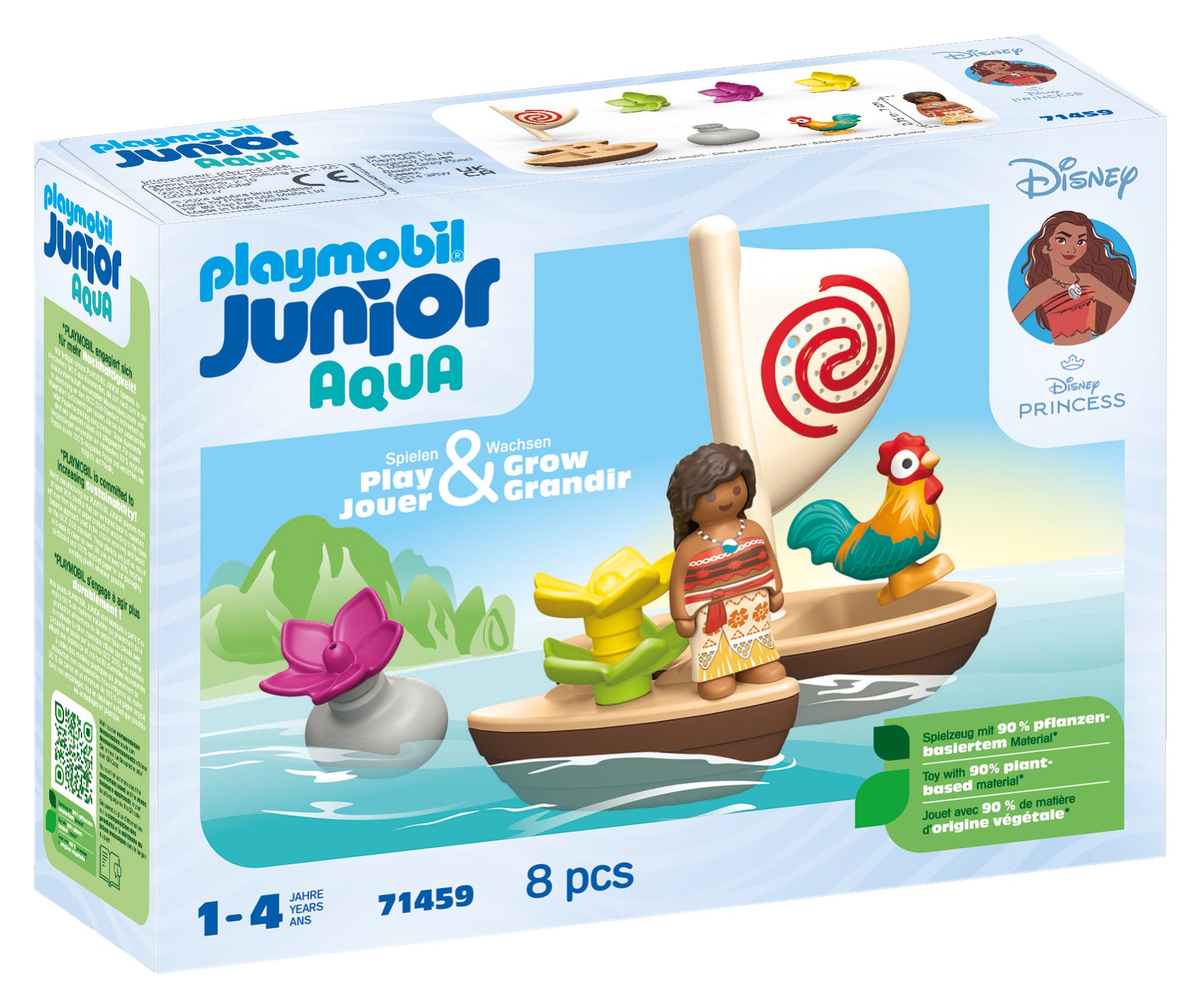 Playmobil 1.2.3 & Disney: Moana's Sail Boat