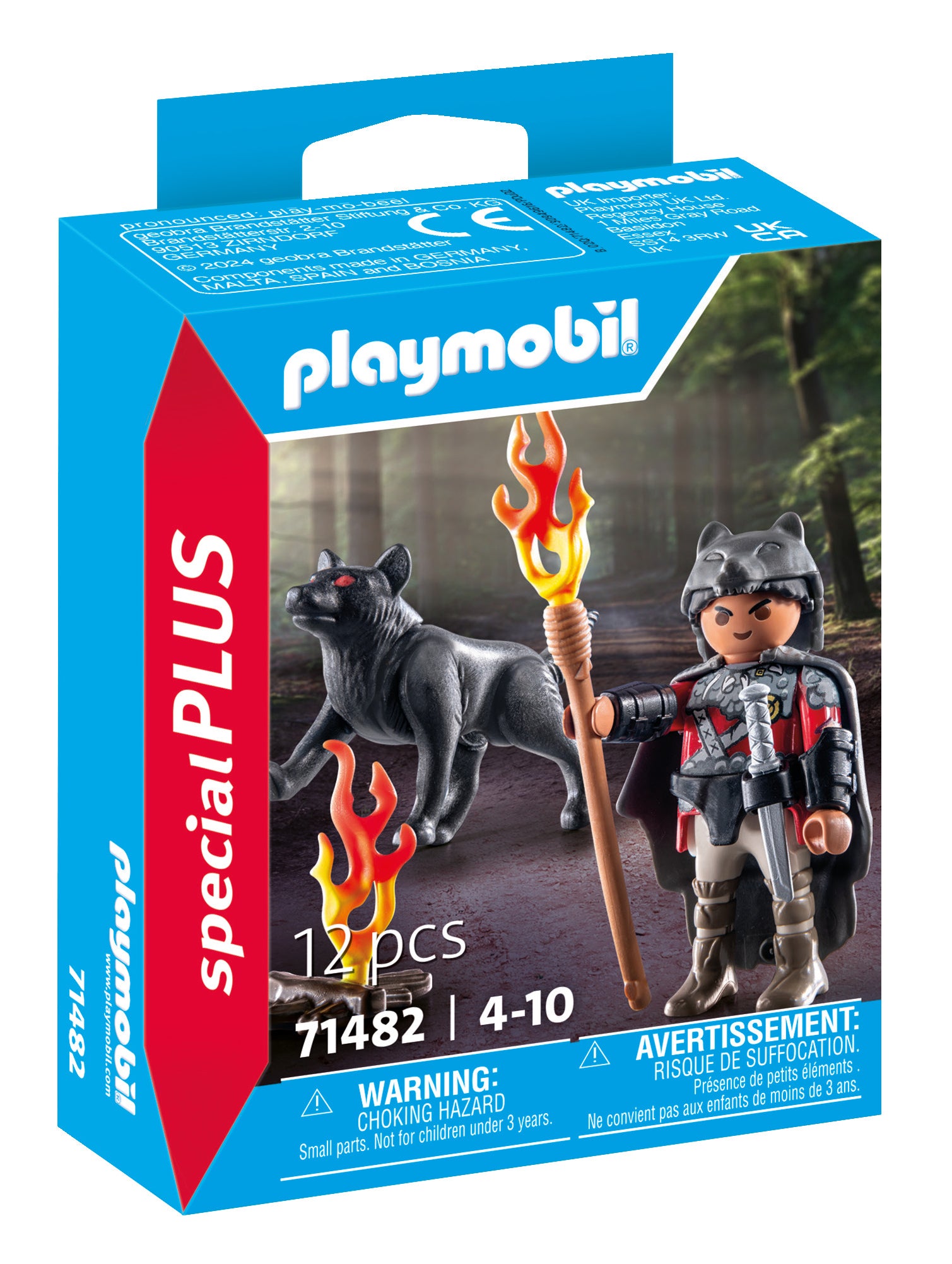 Playmobil Warrior with Wolf