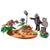 Playmobil Stegosaurus Nest with Egg Thief