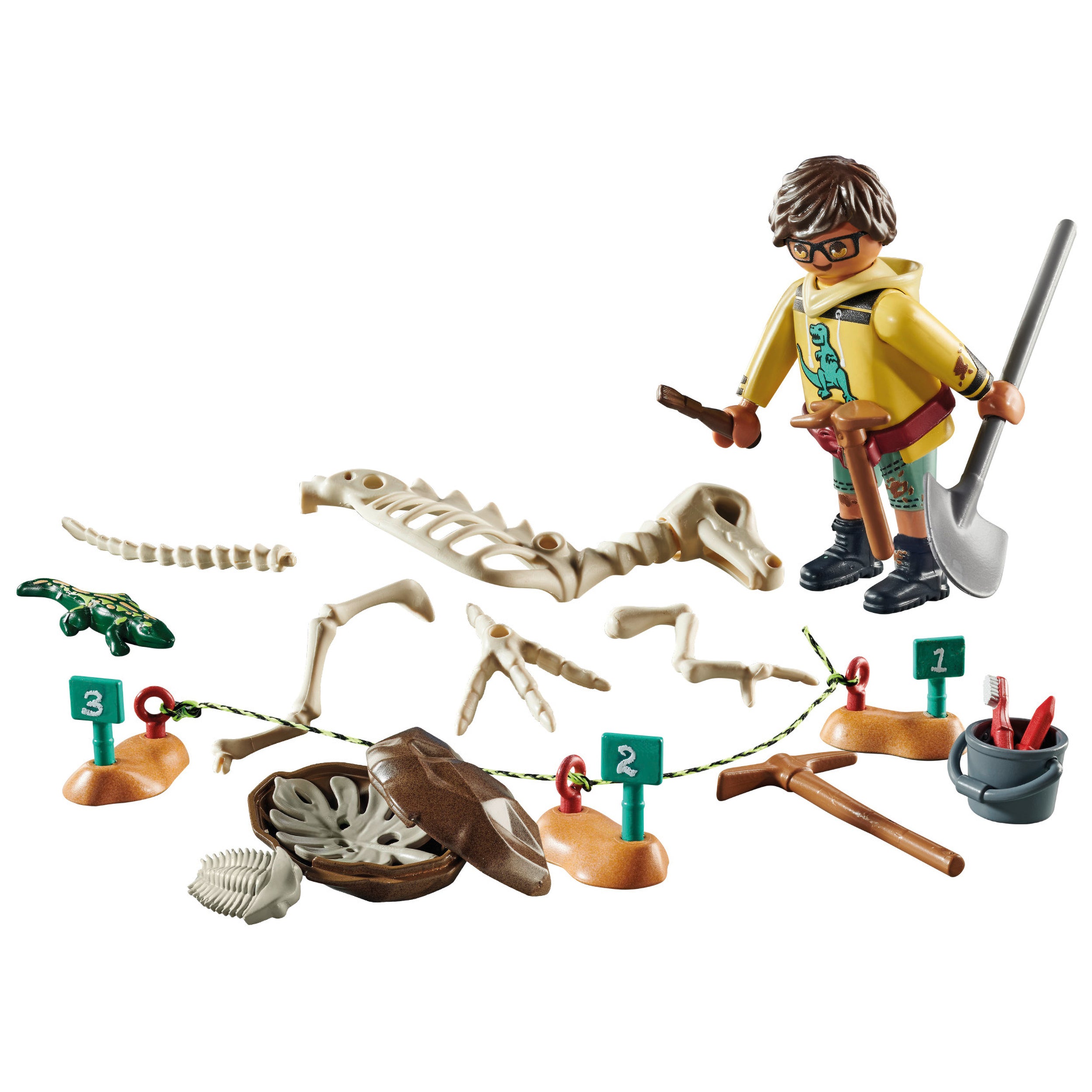 Playmobil Archaeological Dig with Dinosaur Skeleton