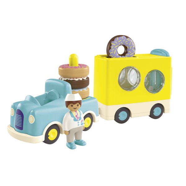 Playmobil 1.2.3: Crazy Donut Truck