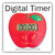 Apple-Shaped Digital Timer