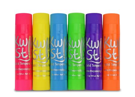 Kwik Stix Tempera Paint, Neon Colors, Pack of 6