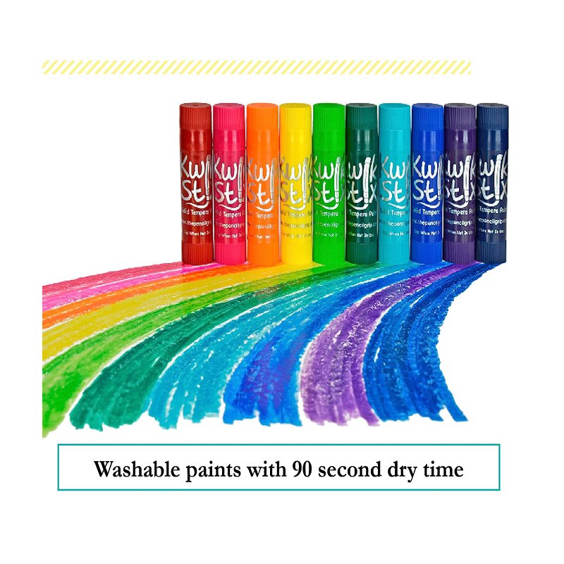 KwikStix Tempera Paint Jewel Colors (Pack of 10)