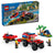 Lego &reg; City Fire Truck with Rescue Boat 4x4