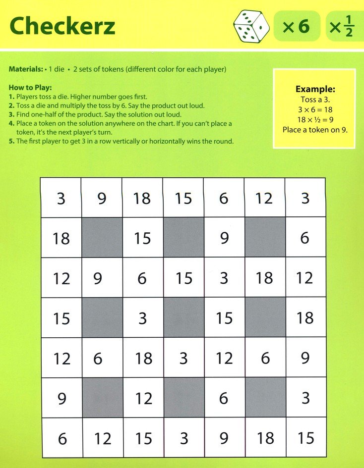 Dice Games for Multiplication Mastery