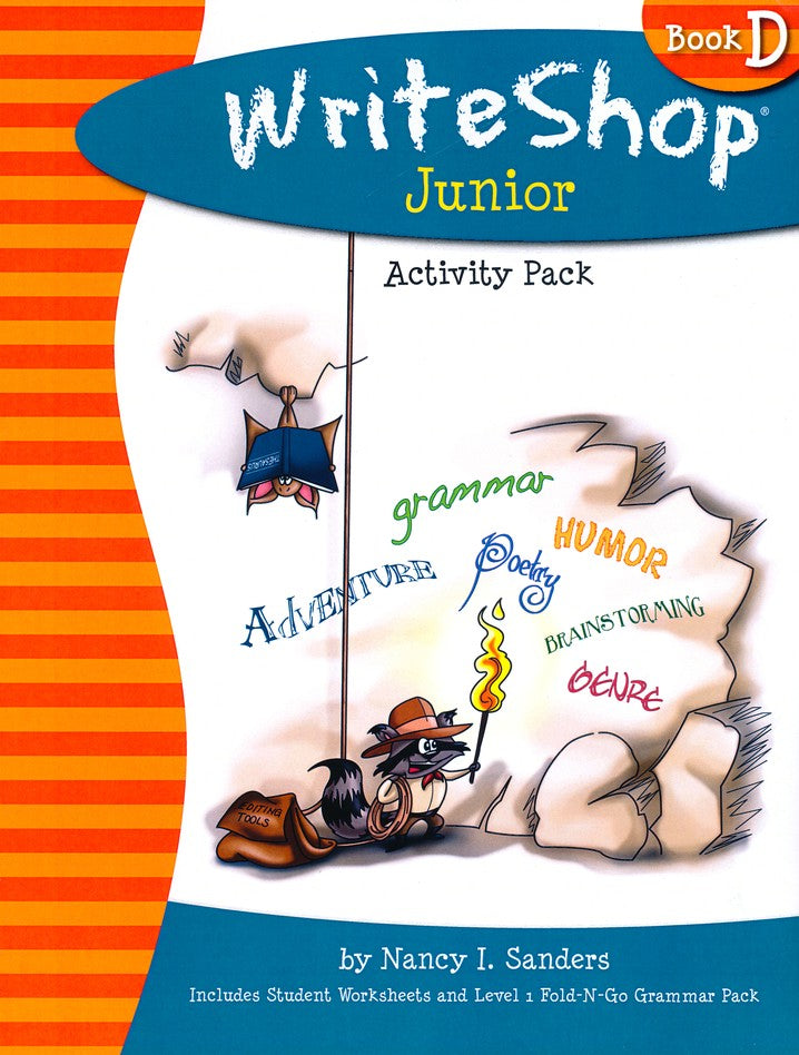 Activity Pack with Fold-N-Go Grammar, Level 1---Book D (Grades 3 to 6)